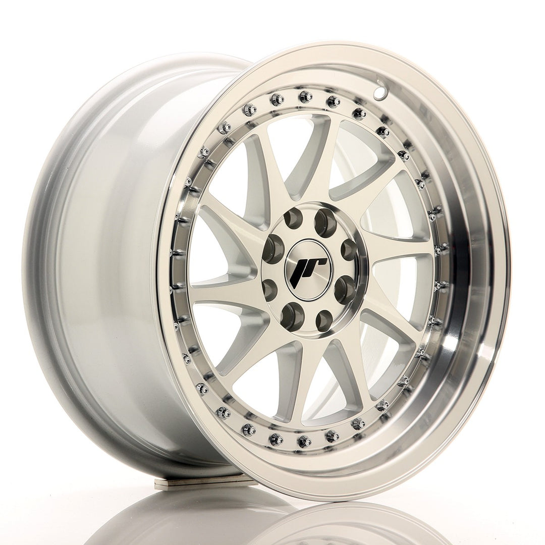 LLANTA JAPAN RACING JR26 16X8 ET 25 4X100 4X108 CB 67,1 SILVER