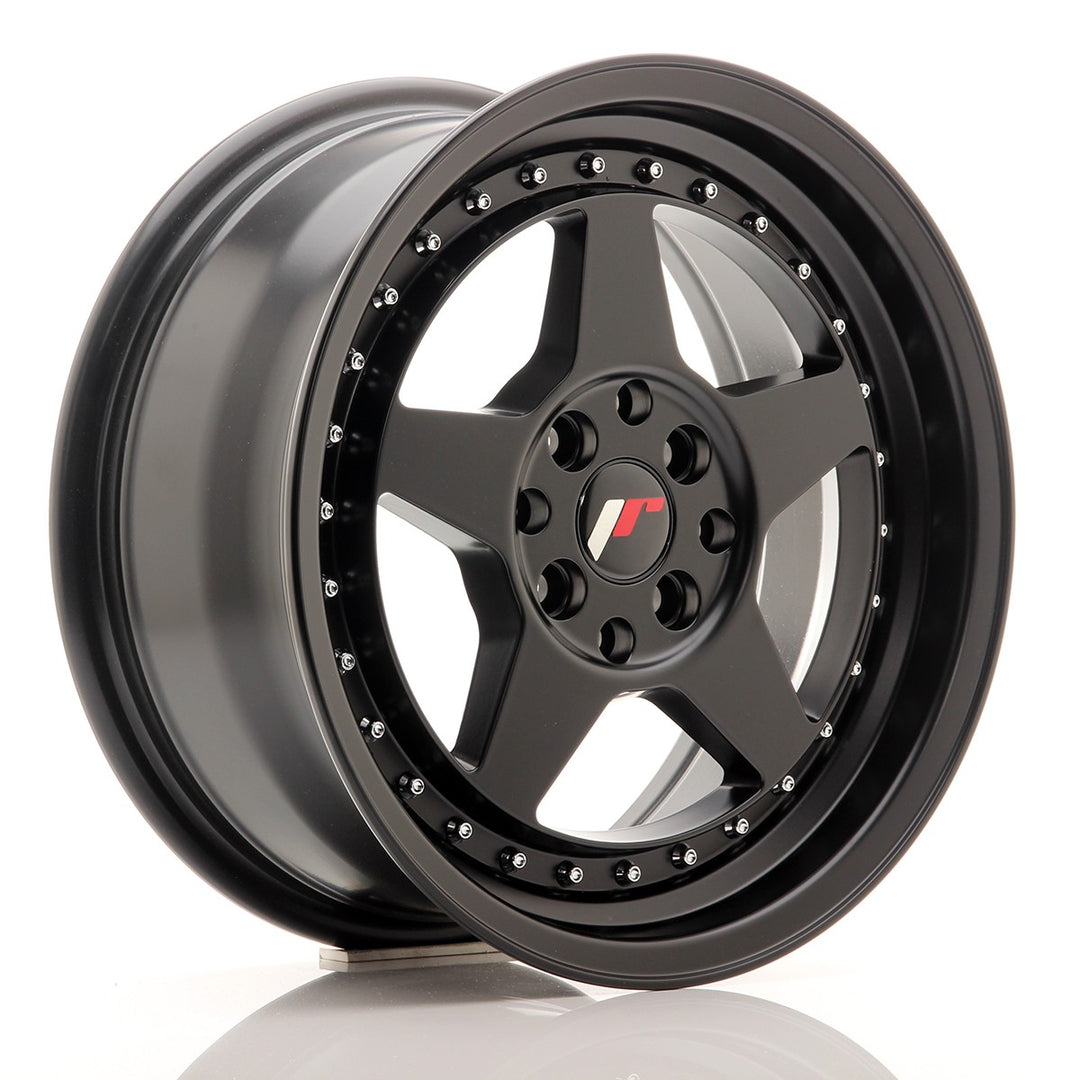 LLANTA JAPAN RACING JR6 15''X7 ET 25 4X100 4X108 CB 67,1 NEGRO