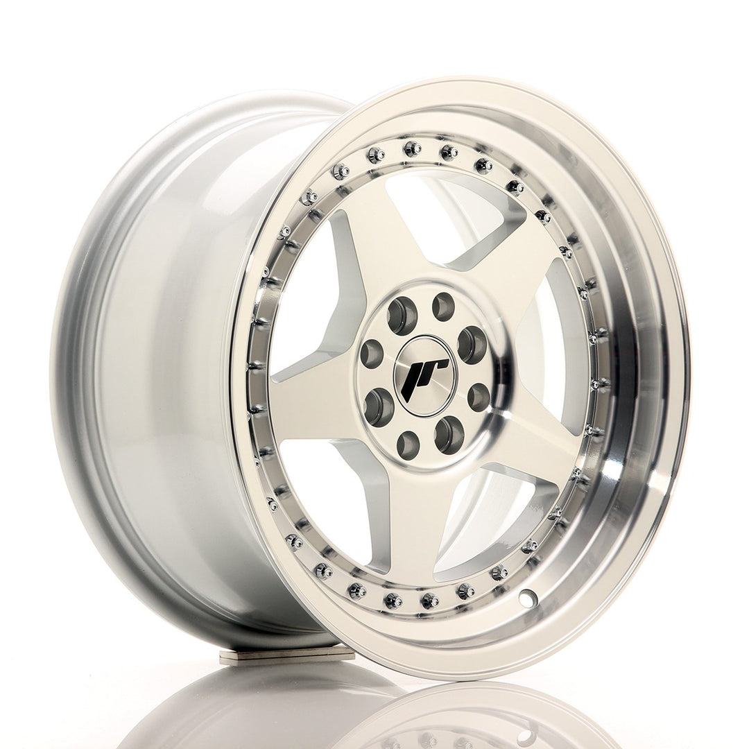 LLANTA JAPAN RACING JR6 16X8 ET 25 4X100 4X108 CB 67,1 SILVER