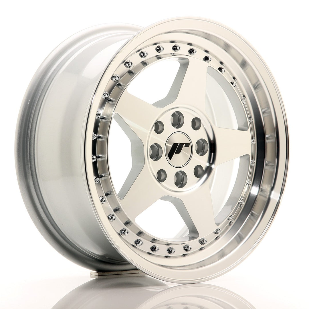 LLANTA JAPAN RACING JR6 15''X7 ET 25 4X108 4X100 CB 67,1 SILVER