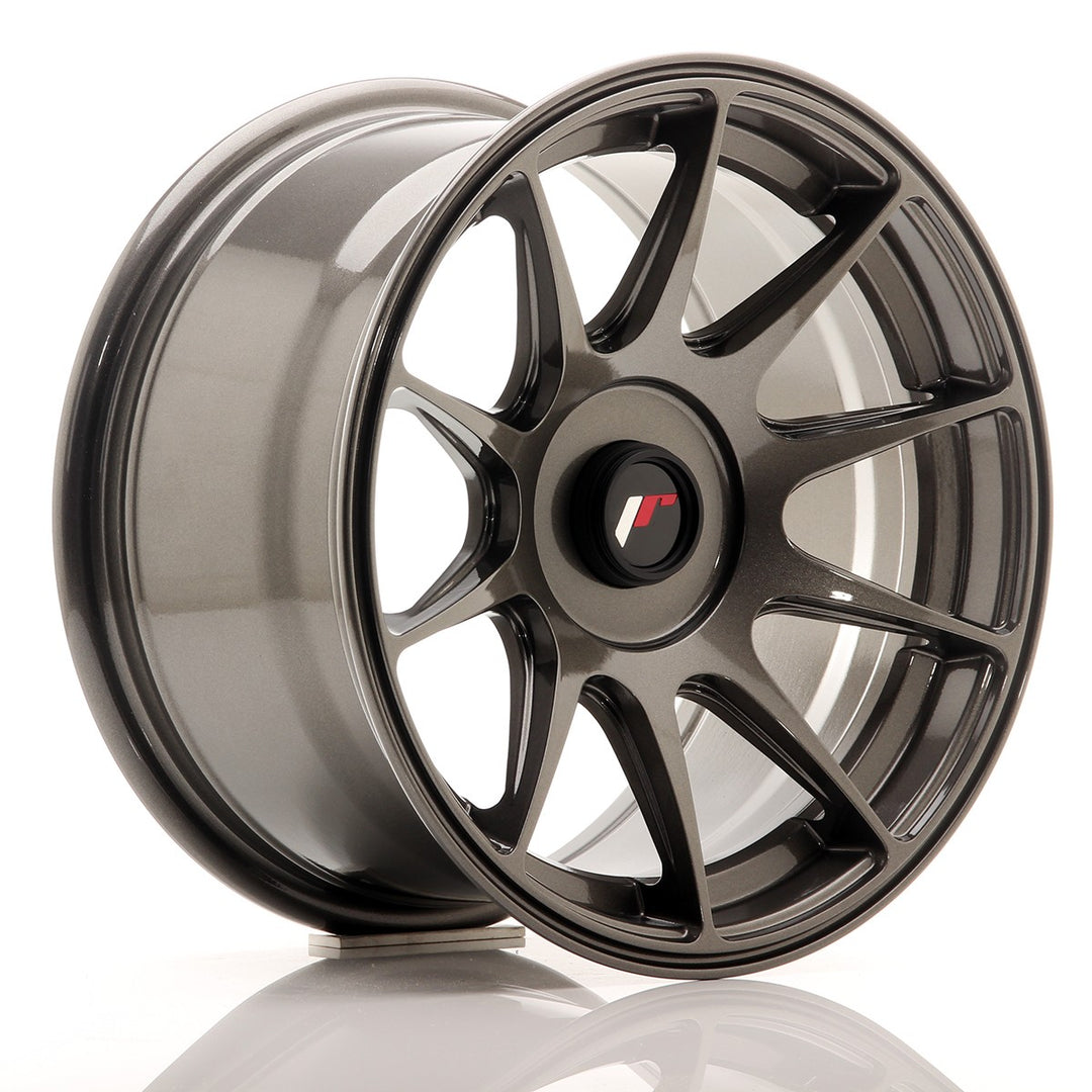 LLANTA JAPAN RACING JR11 15''X8 ET 25 BLANK CB 67,1 GRIS PULIDO