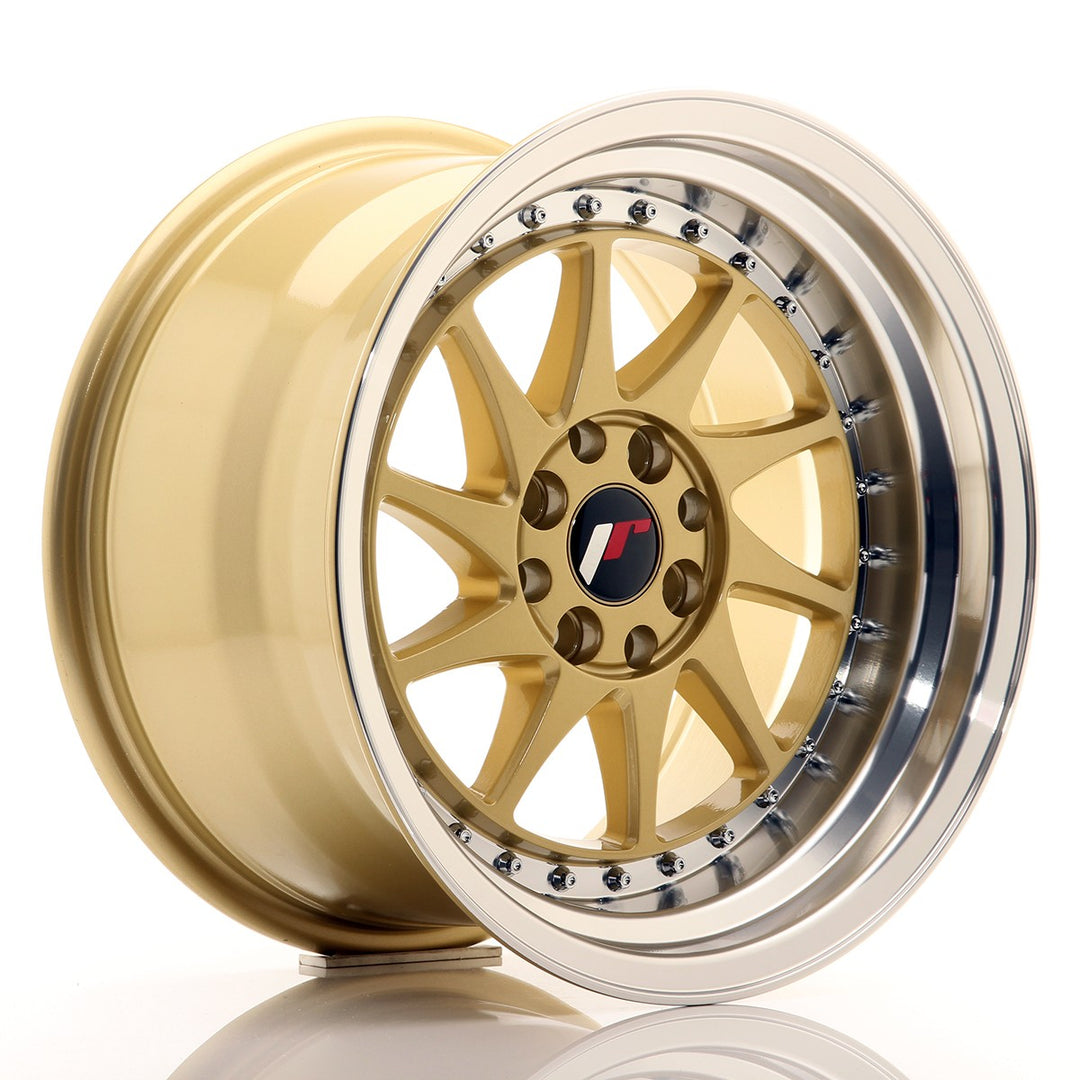 LLANTA JAPAN RACING JR26 16X9 ET 20 4X100 4X108 CB 67,1 GOLD