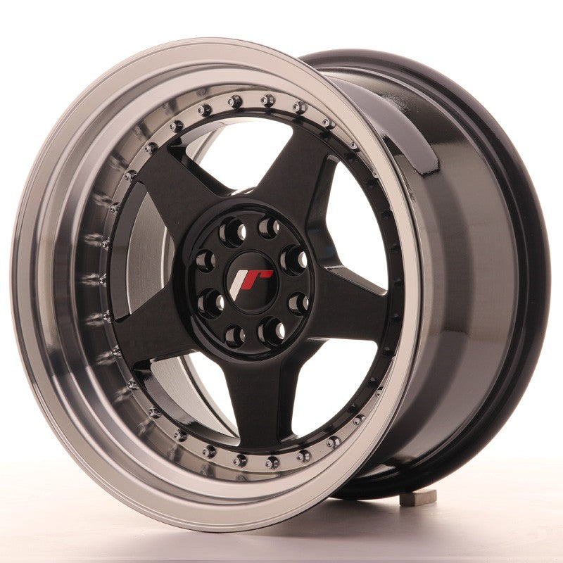 LLANTA JAPAN RACING JR6 16X9 ET 20 4X100 4X108 CB 67,1 NEGRO