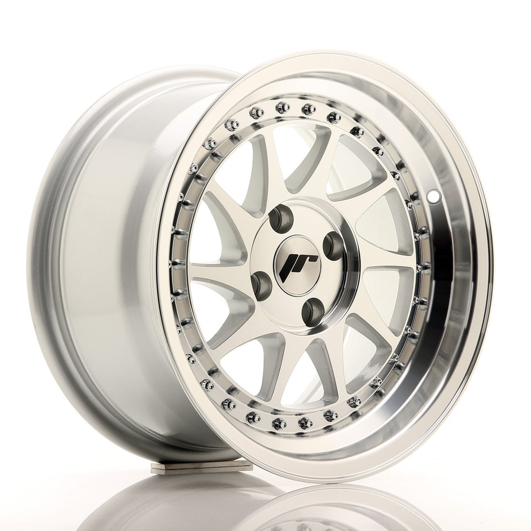 LLANTA JAPAN RACING JR26 15''X8 ET 15 4X100 CB 67,1 SILVER