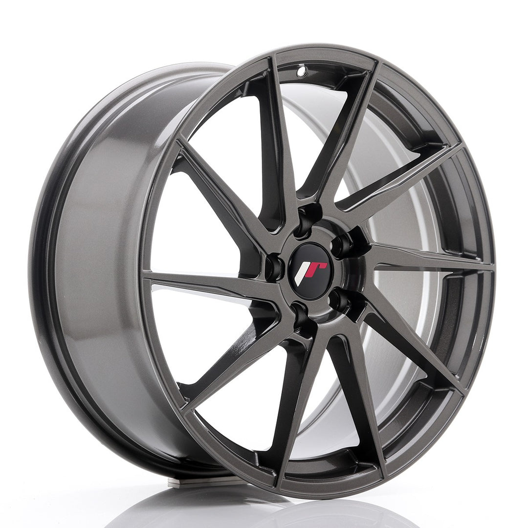 LLANTA JAPAN RACING JR36 19''X8,5 ET 45 5X112 CB 66,6 GRIS PULIDO