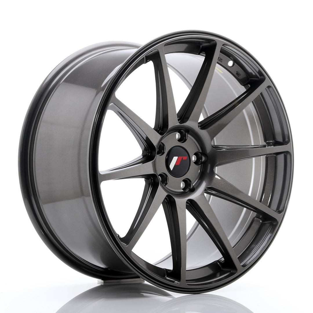 JAPAN RACING JR11 RIM 20X10 ET 40 5X112 CB 66.6 POLISHED GRAY