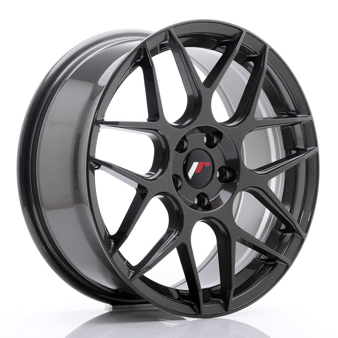 LLANTA JAPAN RACING JR18 18X7,5 ET 40 5X112 CB 66,6 GRIS PULIDO