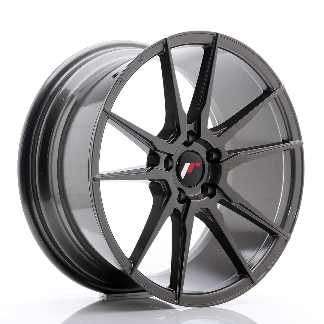 LLANTA JAPAN RACING JR21 18X8,5 ET 40 5X112 CB 66,6 GRIS PULIDO