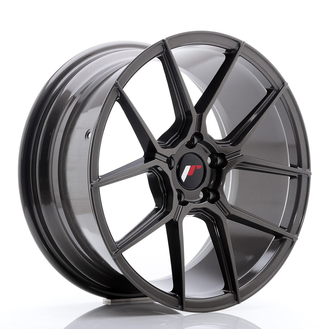 LLANTA JAPAN RACING JR30 18X8,5 ET 40 5X112 CB 66,6 GRIS PULIDO