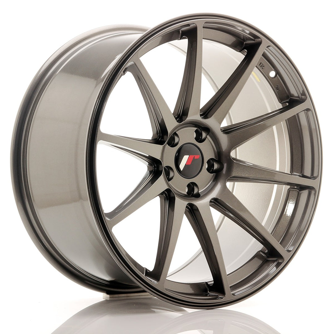 JAPAN RACING JR11 RIM 20X10 ET 30 5X112 CB 66.6 POLISHED GRAY