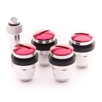 Japan Racing SET VALVULAS ALUMINIO JR V1 - RED