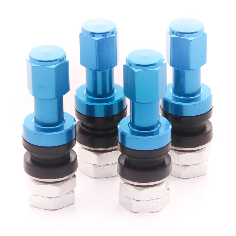 SET VALVULAS ALUMINIO V2 - BLUE