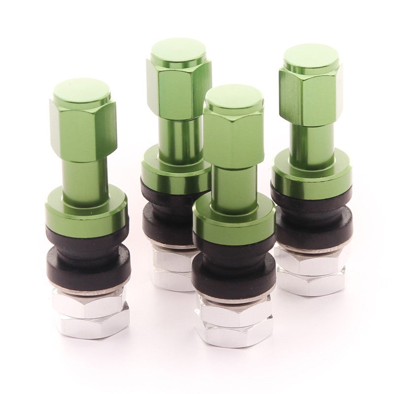 SET VALVULAS ALUMINIO V2 - GREEN