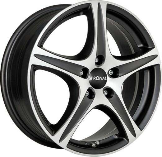 LLANTA RONAL R56 7.0X17 ET37 100X5 68 NEGRO MATE
