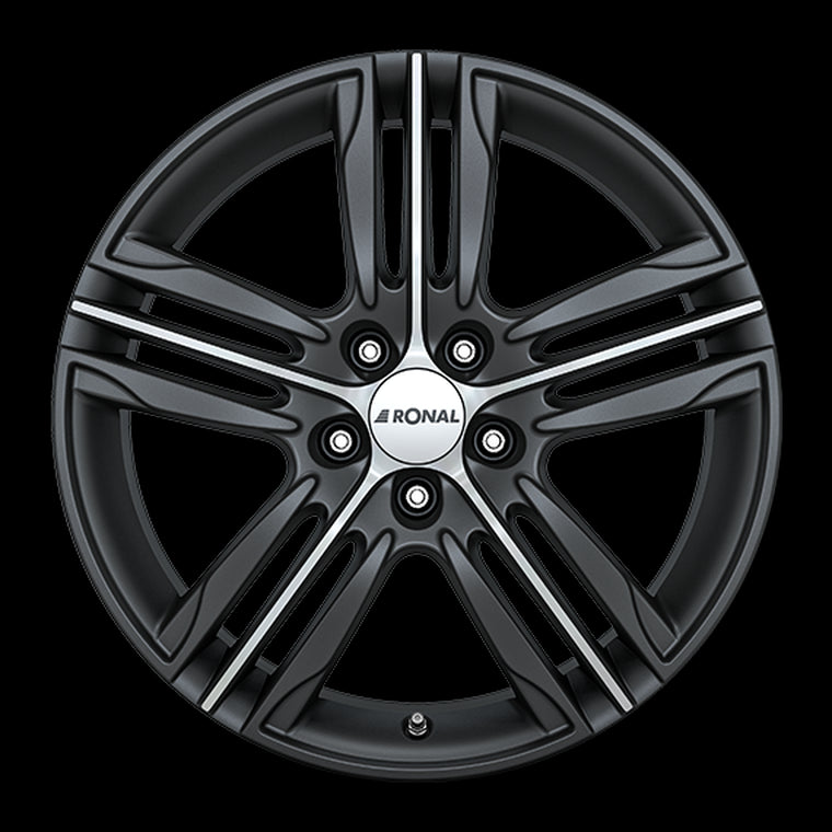 LLANTA RONAL R57 7.5X19 ET50 114.3X5 82 NEGRO MATE
