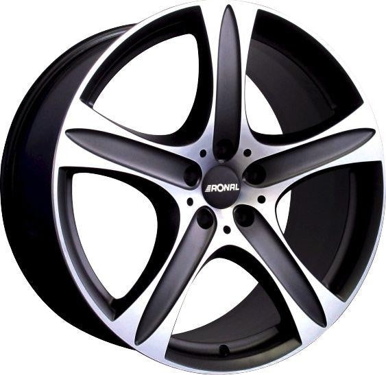 LLANTA RONAL R55 SUV 7.5X17 ET45 120X5 72.5 NEGRO MATE