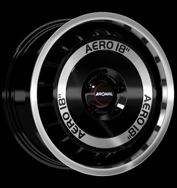LLANTA RONAL R50 AERO 8.0X18 ET35 100X5 68 NEGRO