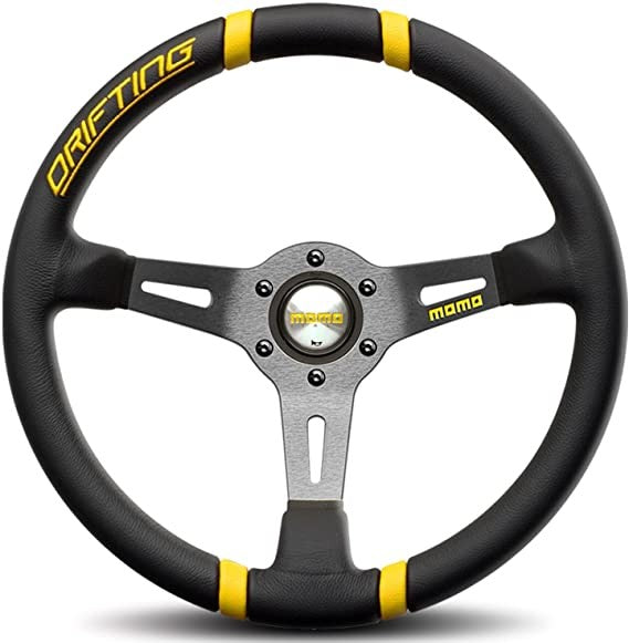 VOLANTE MOMO DRIFTING 350 MM PIEL
