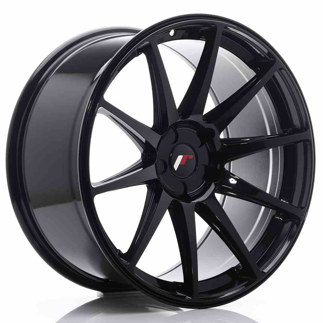 LLANTA JAPAN RACING JR11 20X10 ET40 5H BLANK NEGRO BRILLANTE