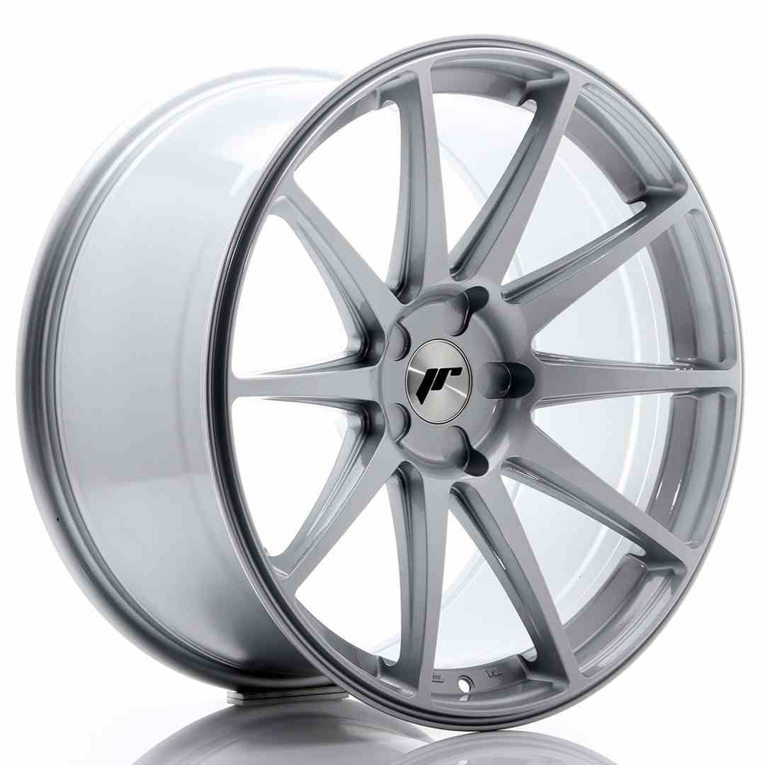 LLANTA JAPAN RACING JR11 20X10 ET40 5H BLANK HYPER SILVER
