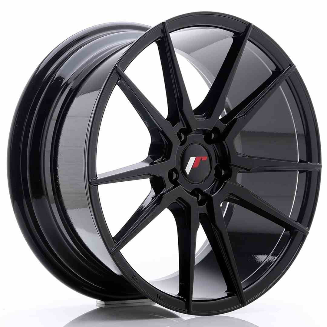 LLANTA JAPAN RACING JR21 18X8,5 ET40 5X100 NEGRO BRILLANTE