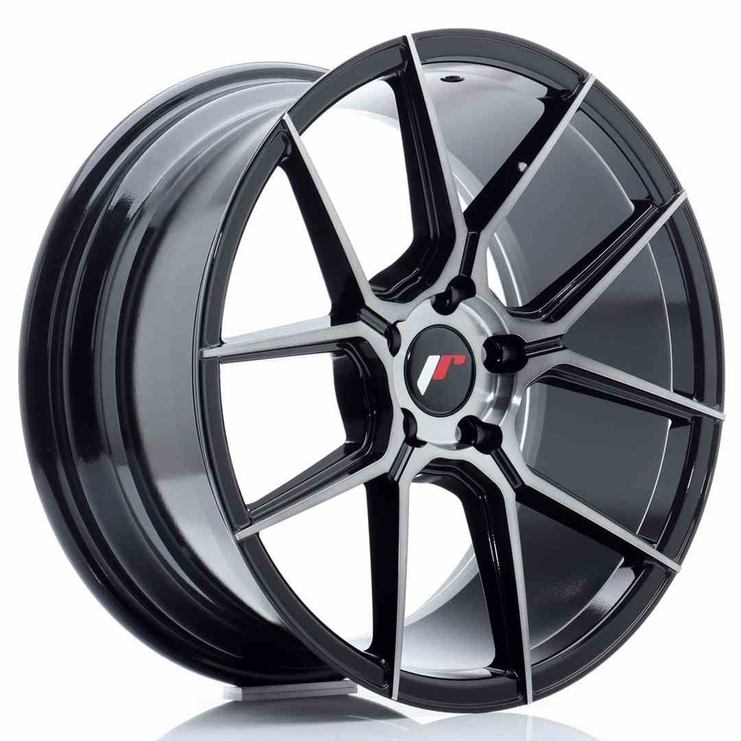 LLANTA JAPAN RACING JR30 18X8,5 ET40 5X112 BLACK BRUSHED W/TINTED FACE