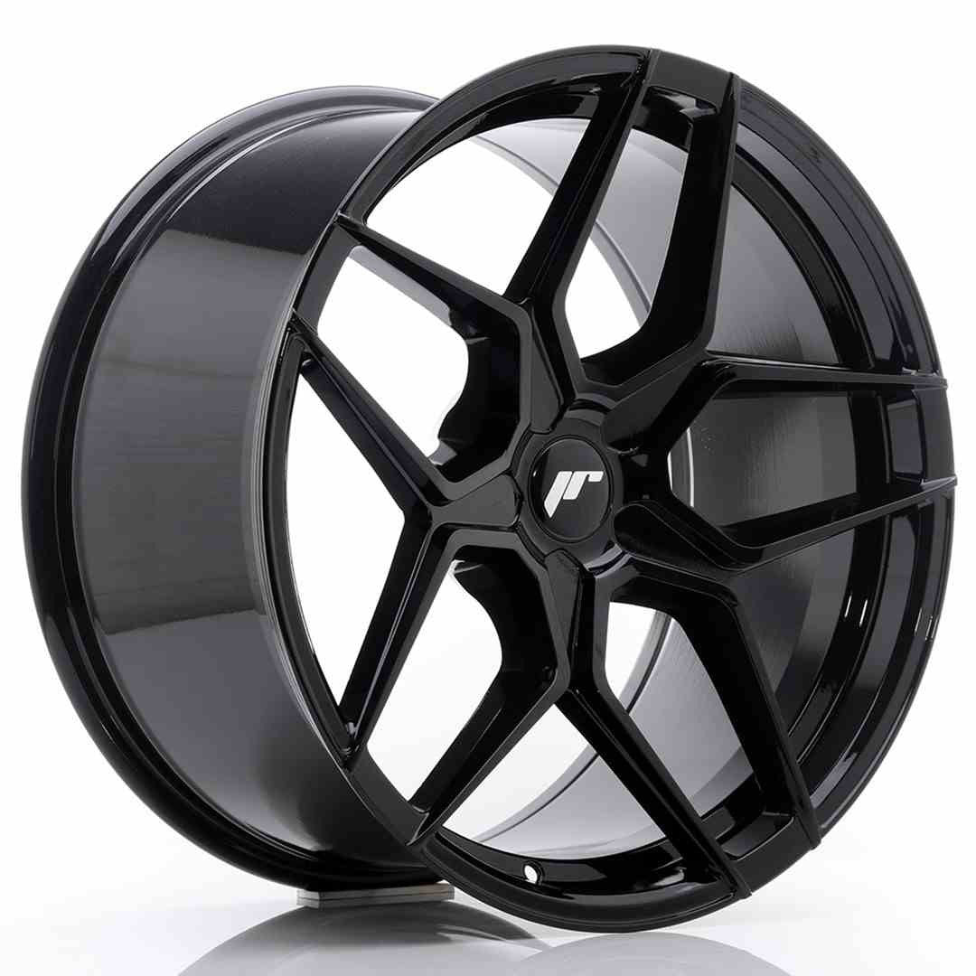 LLANTA JAPAN RACING JR34 20X10 ET40 5H BLANK NEGRO BRILLANTE