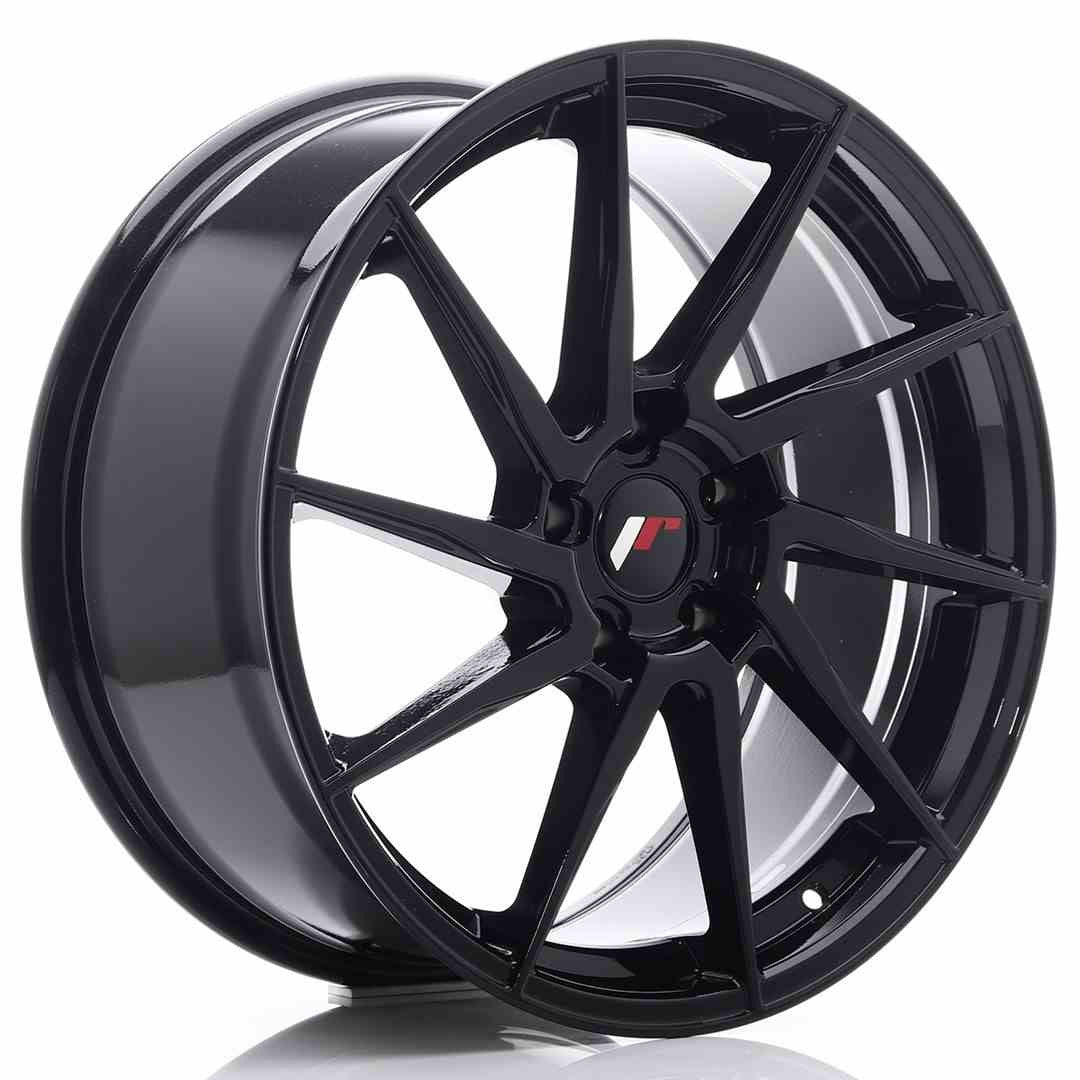 LLANTA JAPAN RACING JR36 19X8,5 ET40 5X112 NEGRO BRILLANTE