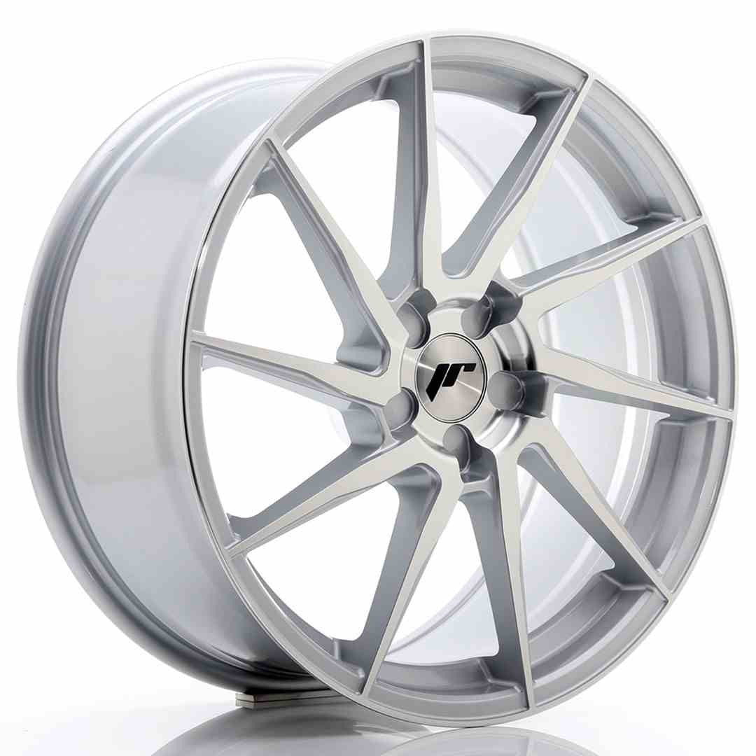 LLANTA JAPAN RACING JR36 19X8,5 ET40-50 5H BLANK SILVER BRUSHED FACE