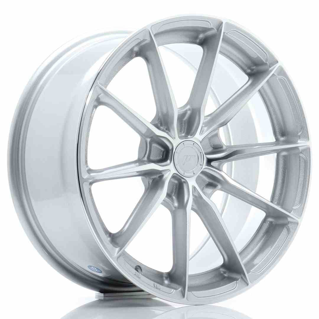 LLANTA JAPAN RACING JR37 17X8 ET20-40 5H BLANK SILVER MACHINED FACE