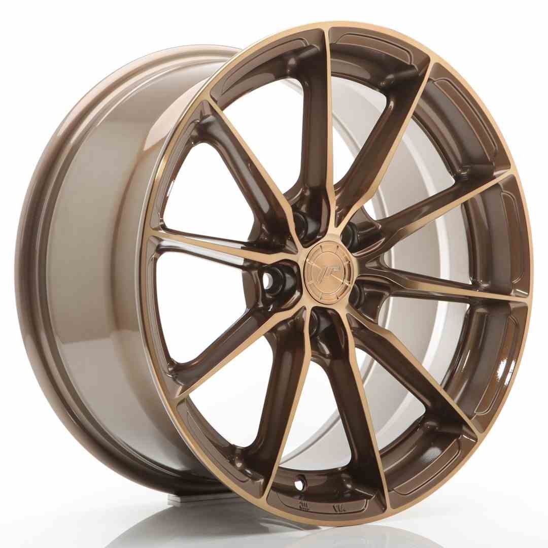 LLANTA JAPAN RACING JR37 17X8 ET35 5X100 BRONCE PLATINO