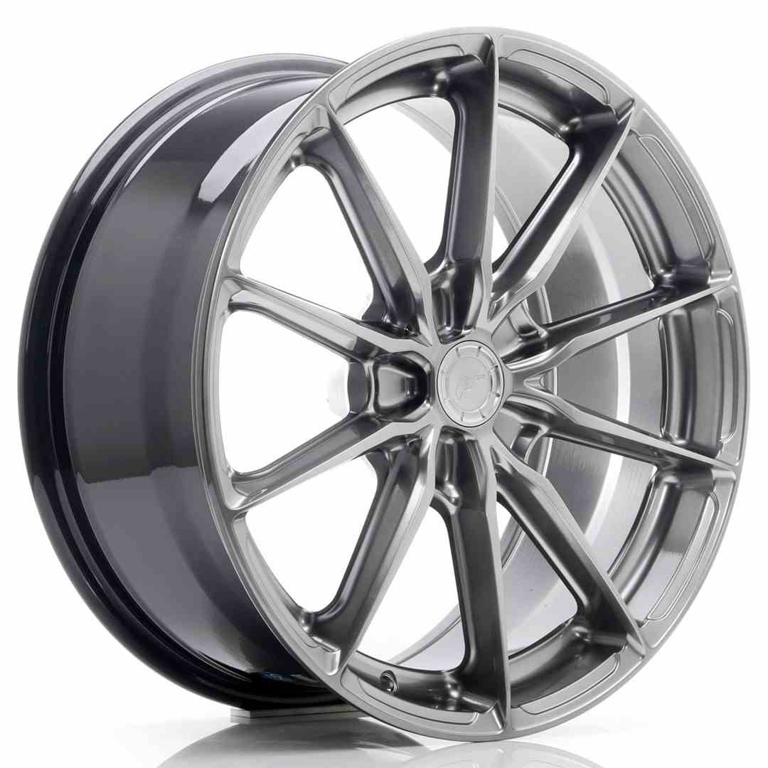 LLANTA JAPAN RACING JR37 18X8 ET20-45 5H BLANK HYPER BLACK