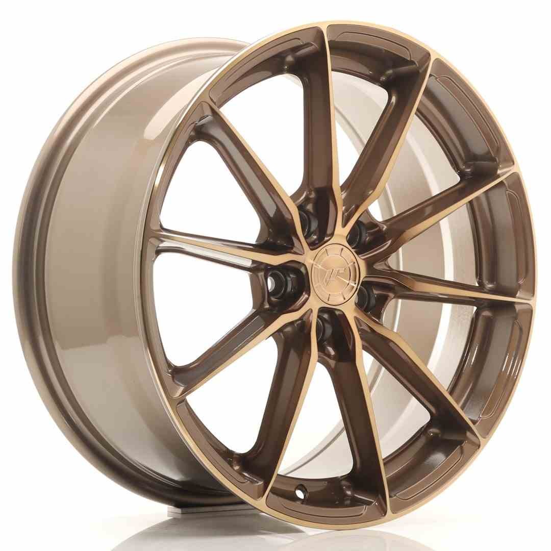 LLANTA JAPAN RACING JR37 18X8 ET45 5X112 BRONCE PLATINO