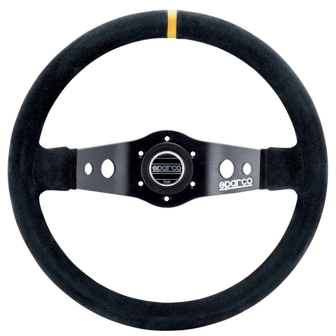 SPARCO 215 SCHWARZES WILDLEDER-LENKRAD