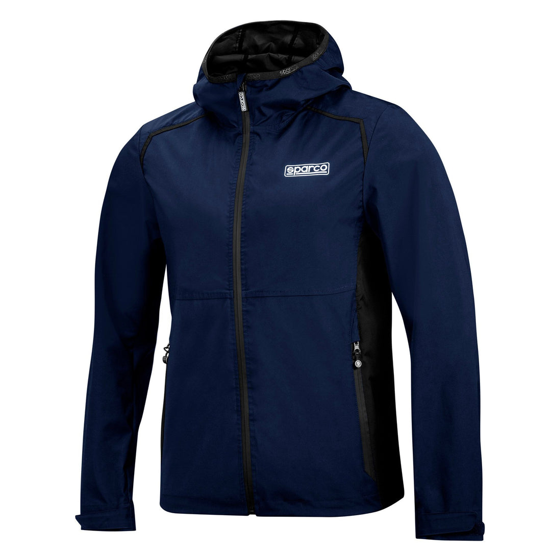 CHAQUETA CORTAVIENTOS TALLA S AZUL/NEGRO