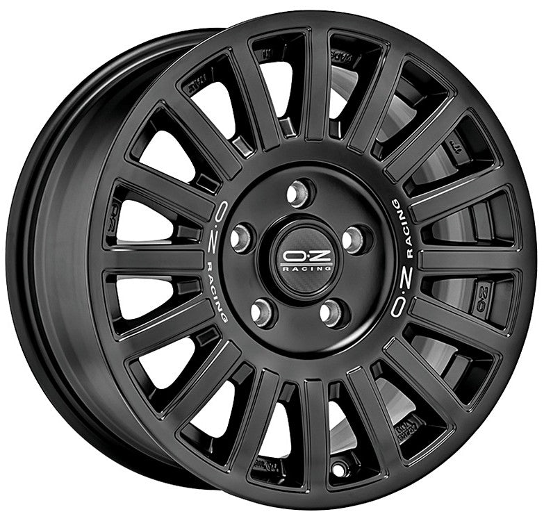 LLANTA RALLY RAID 8x17 5x114,30 ET 40 NEGRO MATE SILVER LETTERING