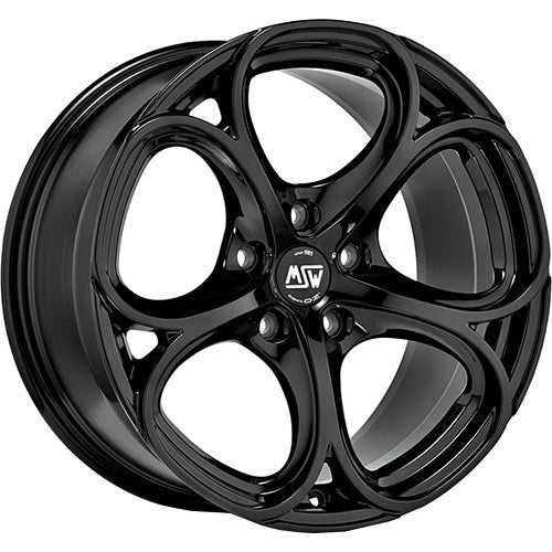 LLANTA MSW 82 8x19 5x112 ET 50 NEGRO BRILLANTE