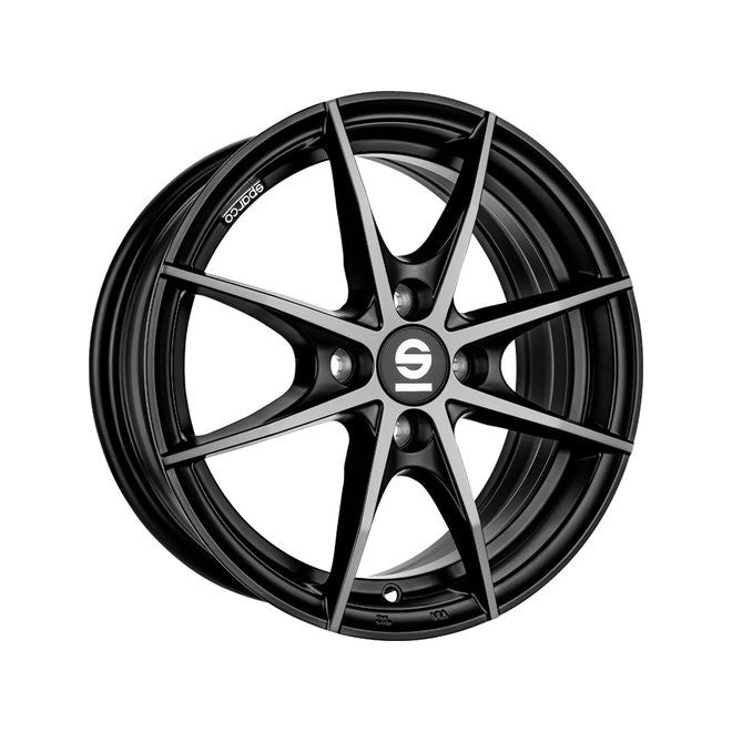 LLANTA SPARCO TROFEO 4 6x15 4x108 ET 42 NEGRO PULIDO