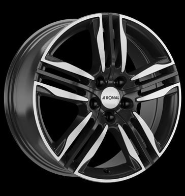 LLANTA RONAL R58 10.0X22 ET45 120X5 72.5 NEGRO