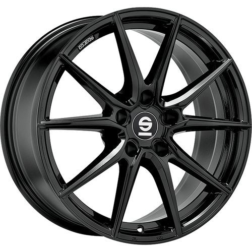 LLANTA SPARCO DRS 8x18 5x114,30 ET 40 NEGRO BRILLANTE