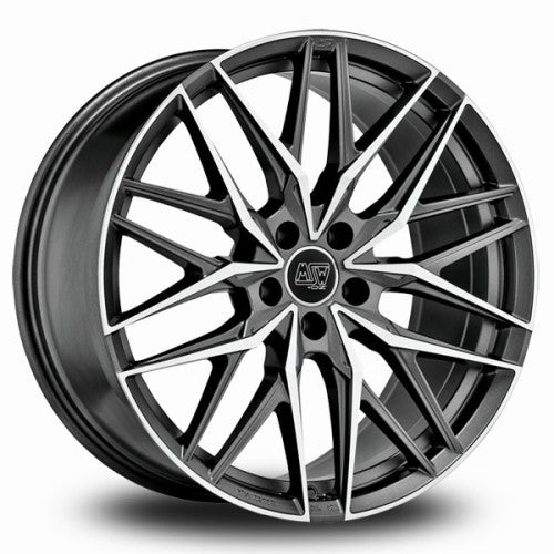 MSW 50 8x19 ET 45 5x114 73.1 POLISHED GREY WHEEL