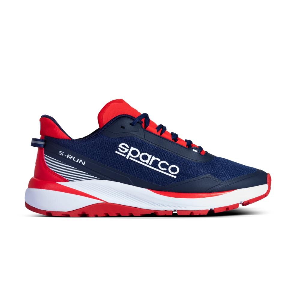 ZAPATILLAS S-RUN TALLA 45 AZUL MARINO/ROJO