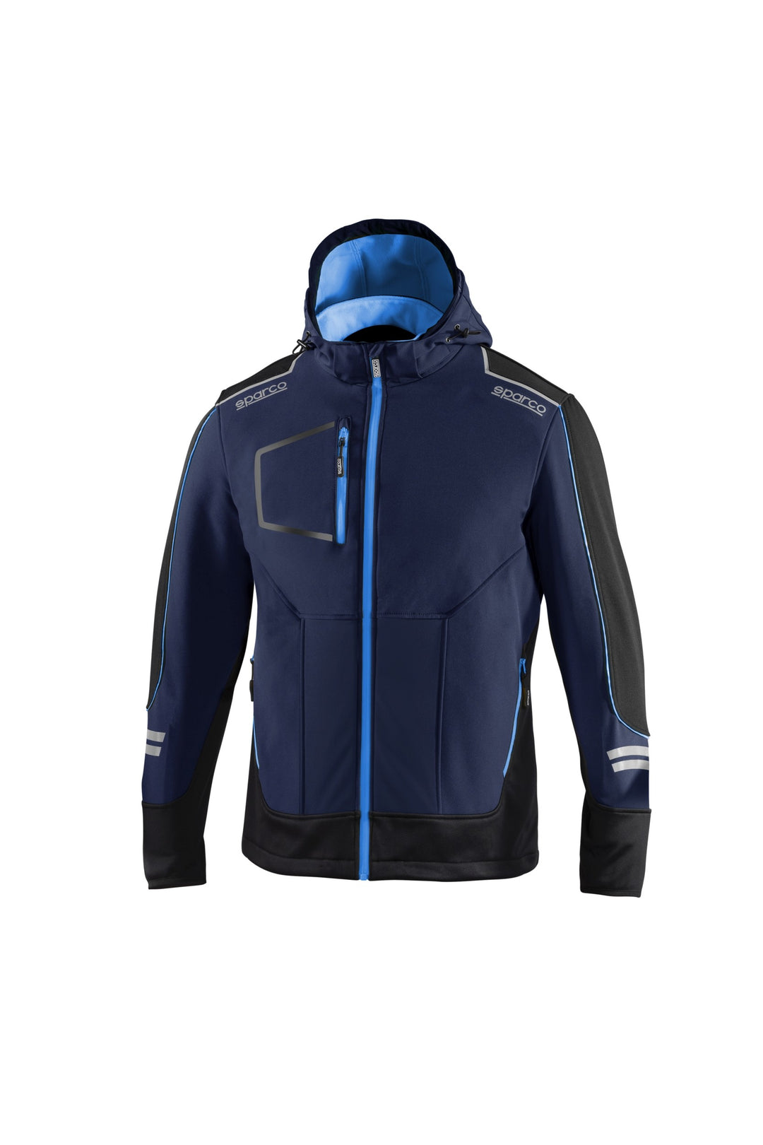 CHAQUETA SOFT-SHELL TECH TW TALLA L AZUL MARINO/AZUL