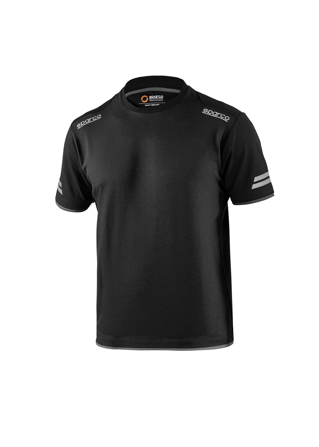 CAMISETA SPARCO TECH TALLA XS NEGRO/GRIS