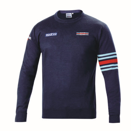 SUDADERA DE ALGODÓN DE CUELLO REDONDO MARTINI-R TALLA XXL AZUL