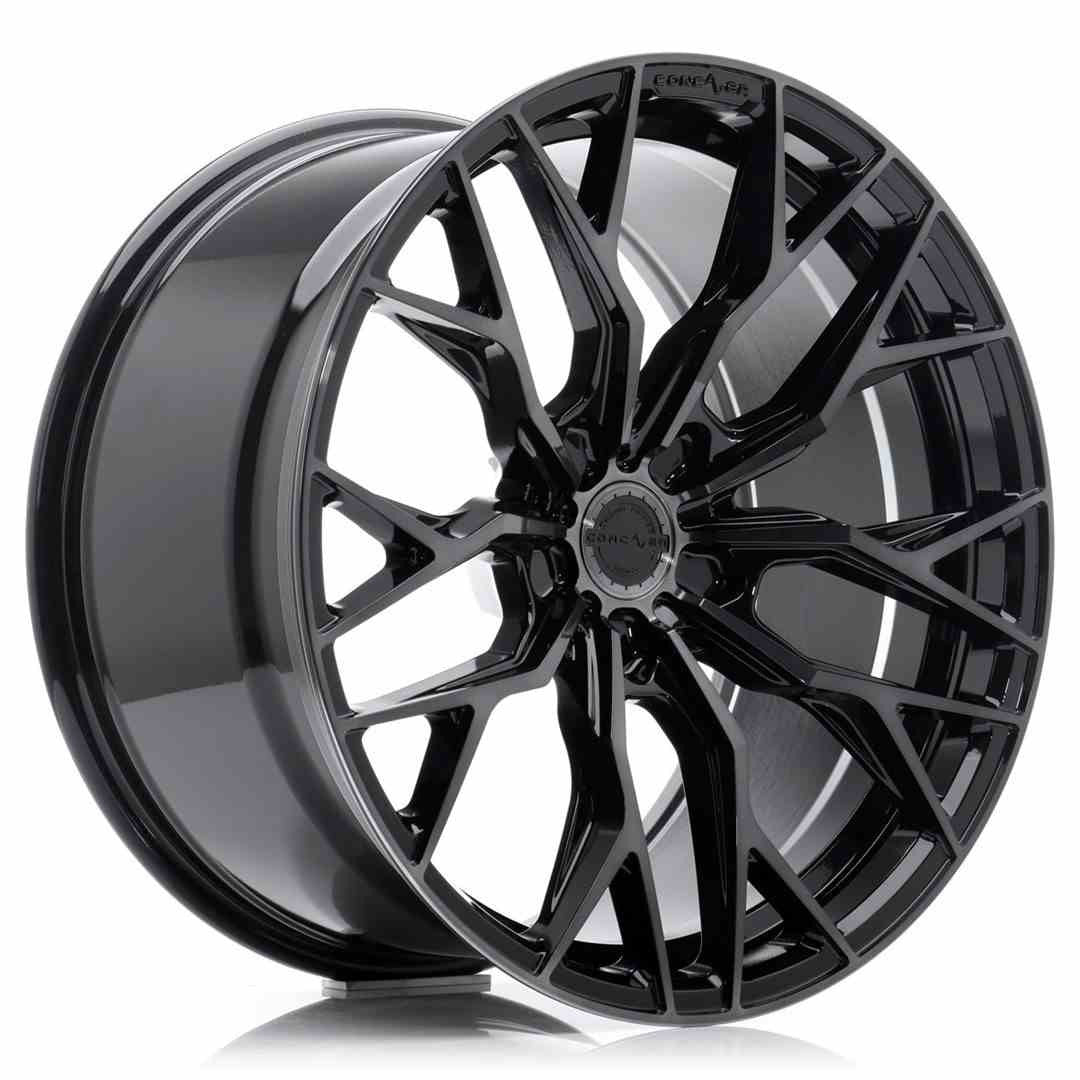 LLANTA JAPAN RACING CVR1 8x19 ET40 5x112 66.6 DOBLE TINTADO NEGRO