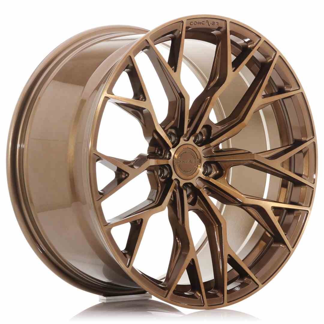 LLANTA JAPAN RACING CVR1 8x20 ET20-40 BLANK 72.6 BRONCE PULIDO