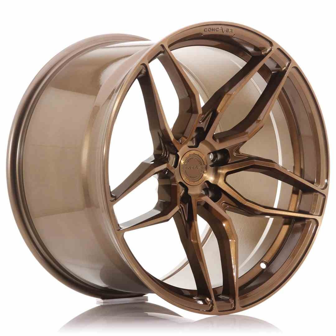 LLANTA JAPAN RACING CVR3 10,5x19 ET15-57 BLANK 72.6 BRONCE PULIDO