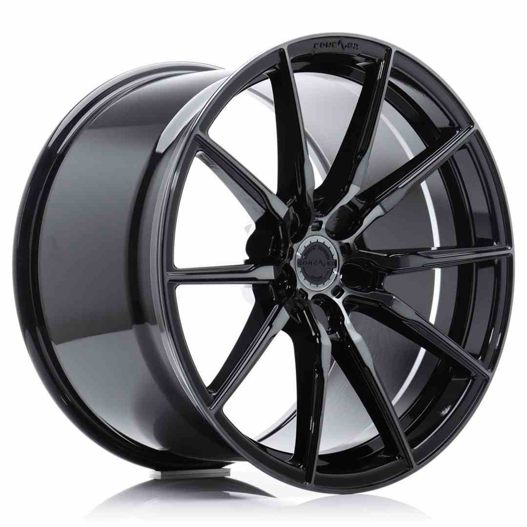 LLANTA JAPAN RACING CVR4 9x19 ET20-40 BLANK 72.6 DOBLE TINTADO NEGRO