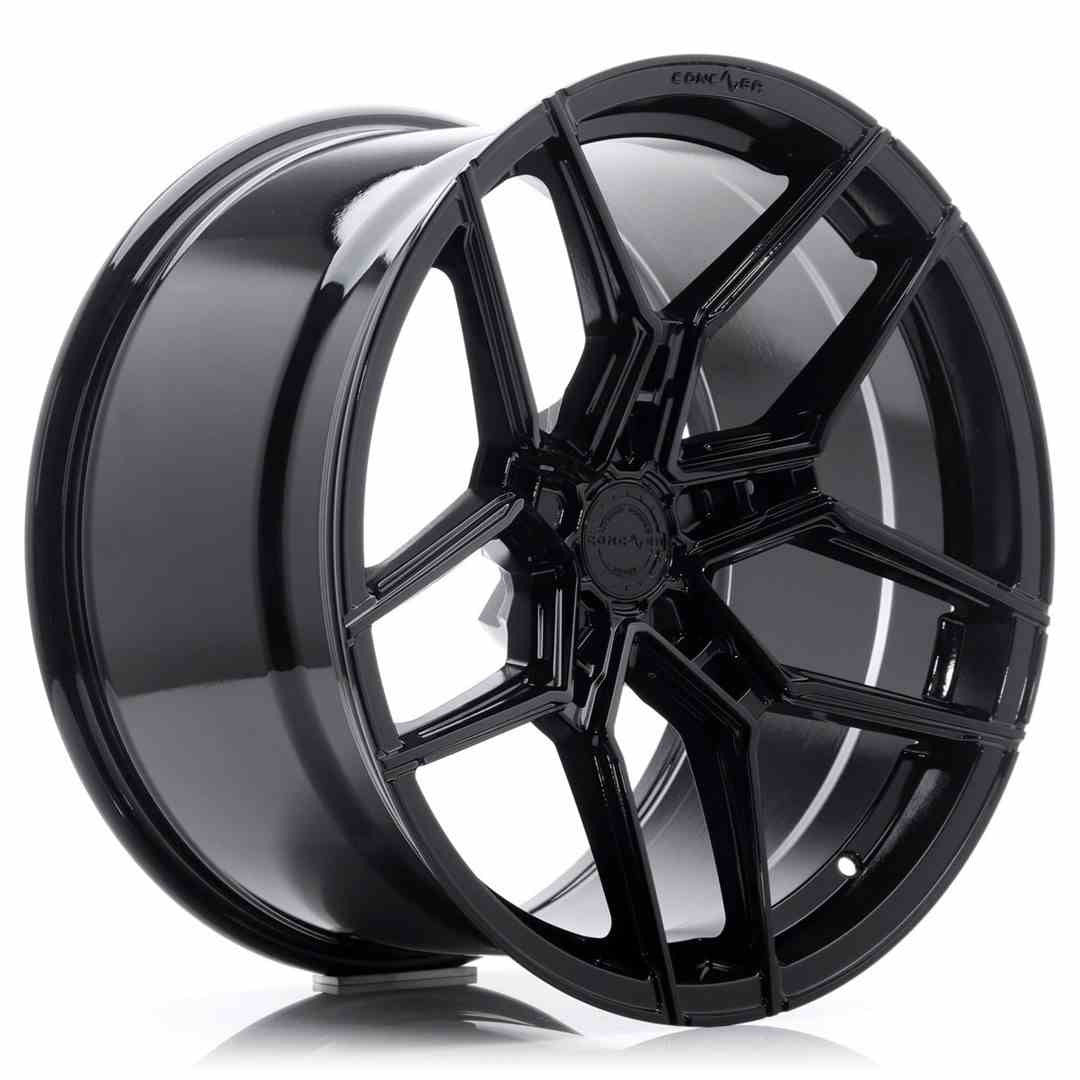 JAPAN RACING CVR5 8.5x19 ET45 5x112 66.6 PLATINUM BLACK WHEEL